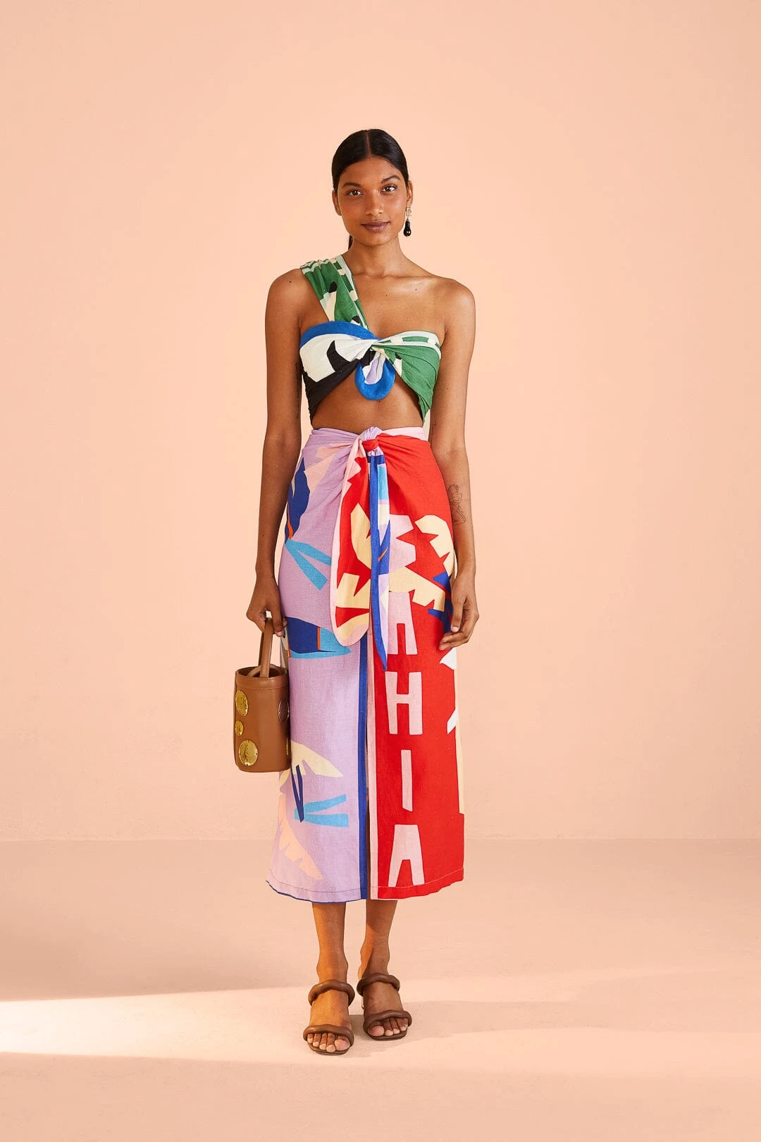 Farm Rio Brasil Bahia Scarves Midi Skirt 3 Farm Rio Brasil Bahia Scarves Midi Skirt