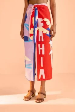 Farm Rio Brasil Bahia Scarves Midi Skirt 8 Farm Rio Brasil Bahia Scarves Midi Skirt -Farm Rio Fashion Store 309391 03
