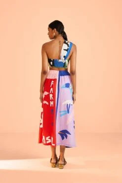 Farm Rio Brasil Bahia Scarves Midi Skirt 9 Farm Rio Brasil Bahia Scarves Midi Skirt -Farm Rio Fashion Store 309391 04