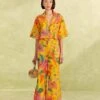 Farm Rio Yellow Macaw Bloom Pants 2 Farm Rio Yellow Macaw Bloom Pants -Farm Rio Fashion Store 309404 01