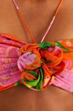 Farm Rio Orange Romantic Garden Crop Top 10 Farm Rio Orange Romantic Garden Crop Top -Farm Rio Fashion Store 309410 04