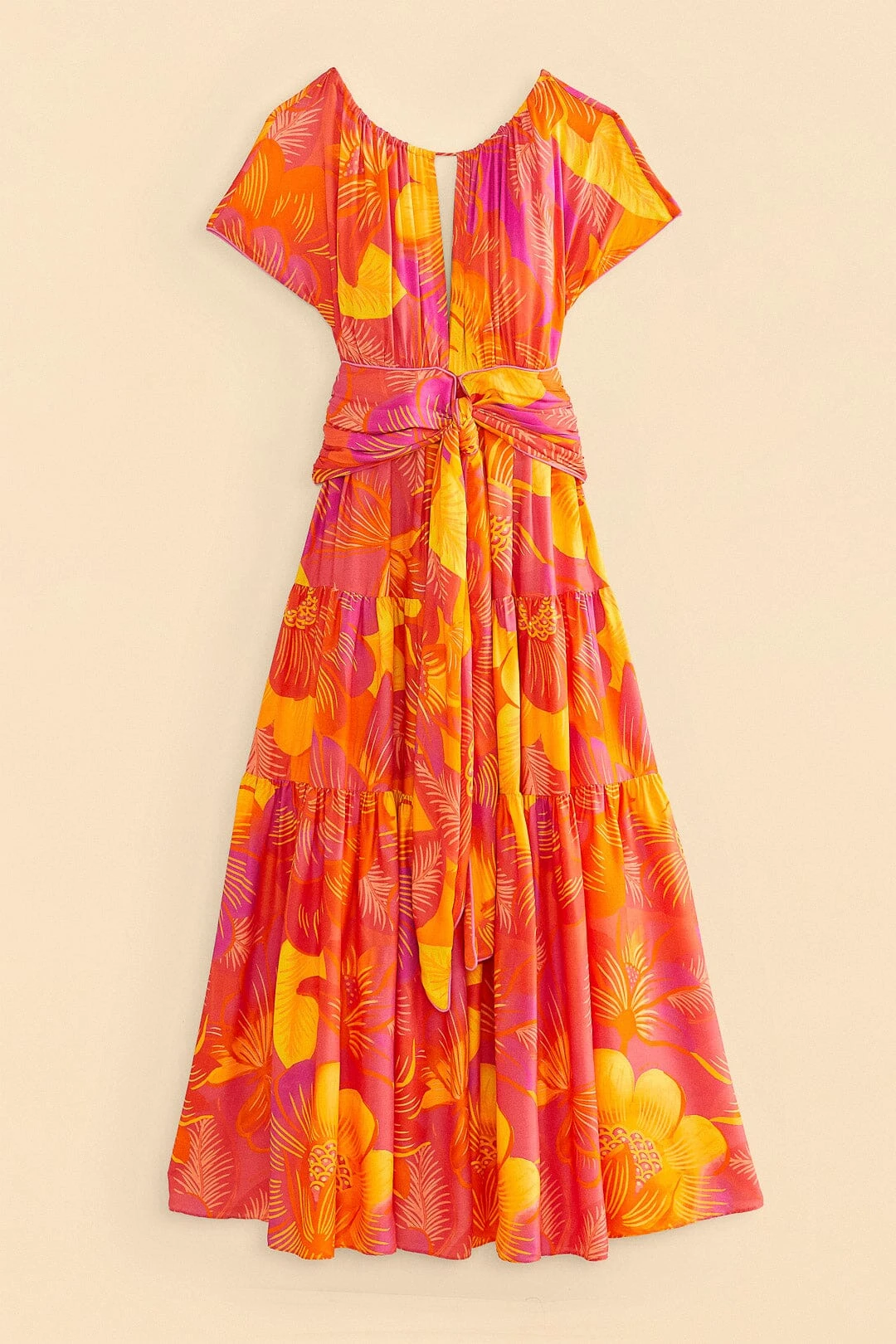 Farm Rio Summer Garden Ombre Lenzing™ Ecovero™ Viscose Maxi Dress 8 Farm Rio Summer Garden Ombre Lenzing™ Ecovero™ Viscose Maxi Dress - Image 6