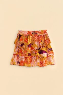 Farm Rio Beige Jungle Panther Mini Skirt 11 Farm Rio Beige Jungle Panther Mini Skirt -Farm Rio Fashion Store 309452 05