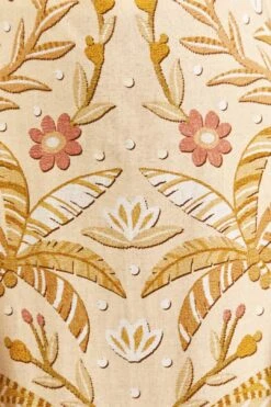 Farm Rio Sand Jungle Chic Midi Dress -Farm Rio Fashion Store 309501 04