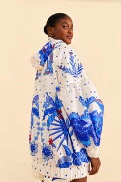 Farm Rio Off-White Jungle Chic Jacket -Farm Rio Fashion Store 309511 03