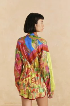 Farm Rio Mixed Painted Birds Windbreaker 8 Farm Rio Mixed Painted Birds Windbreaker -Farm Rio Fashion Store 309516 03