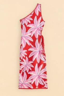 Farm Rio Red Coconut Tree Knit Dress -Farm Rio Fashion Store 309527 06