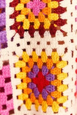 Farm Rio Mixed Crochet Stripes Shirt -Farm Rio Fashion Store 309541 05