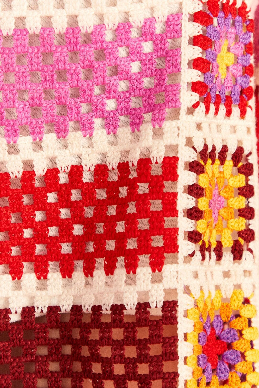 Farm Rio Mixed Crochet Stripes Shorts 7 Farm Rio Mixed Crochet Stripes Shorts - Image 5