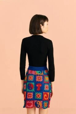 Farm Rio Crochet Icons Sweater Skirt 11 Farm Rio Crochet Icons Sweater Skirt -Farm Rio Fashion Store 309564 04