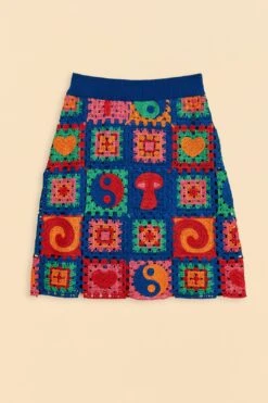 Farm Rio Crochet Icons Sweater Skirt 13 Farm Rio Crochet Icons Sweater Skirt -Farm Rio Fashion Store 309564 06