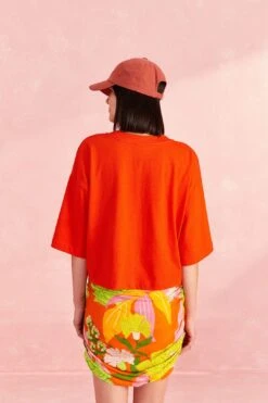 Farm Rio Red Brasil Organic Cotton T-Shirt -Farm Rio Fashion Store 309570 03