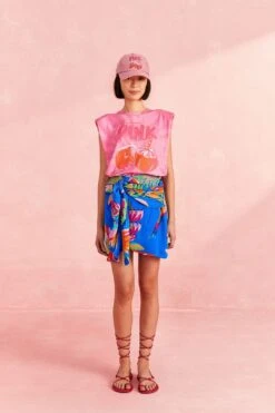 Farm Rio Pink Coconut Organic Cotton T-Shirt 9 Farm Rio Pink Coconut Organic Cotton T-Shirt -Farm Rio Fashion Store 309575 02