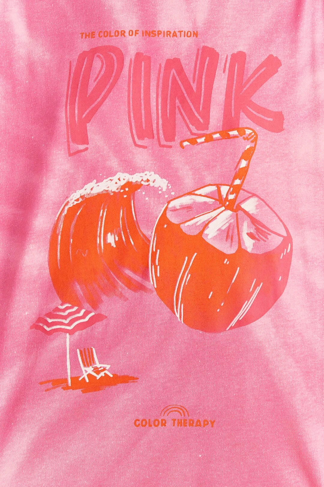 Farm Rio Pink Coconut Organic Cotton T-Shirt 7 Farm Rio Pink Coconut Organic Cotton T-Shirt - Image 5