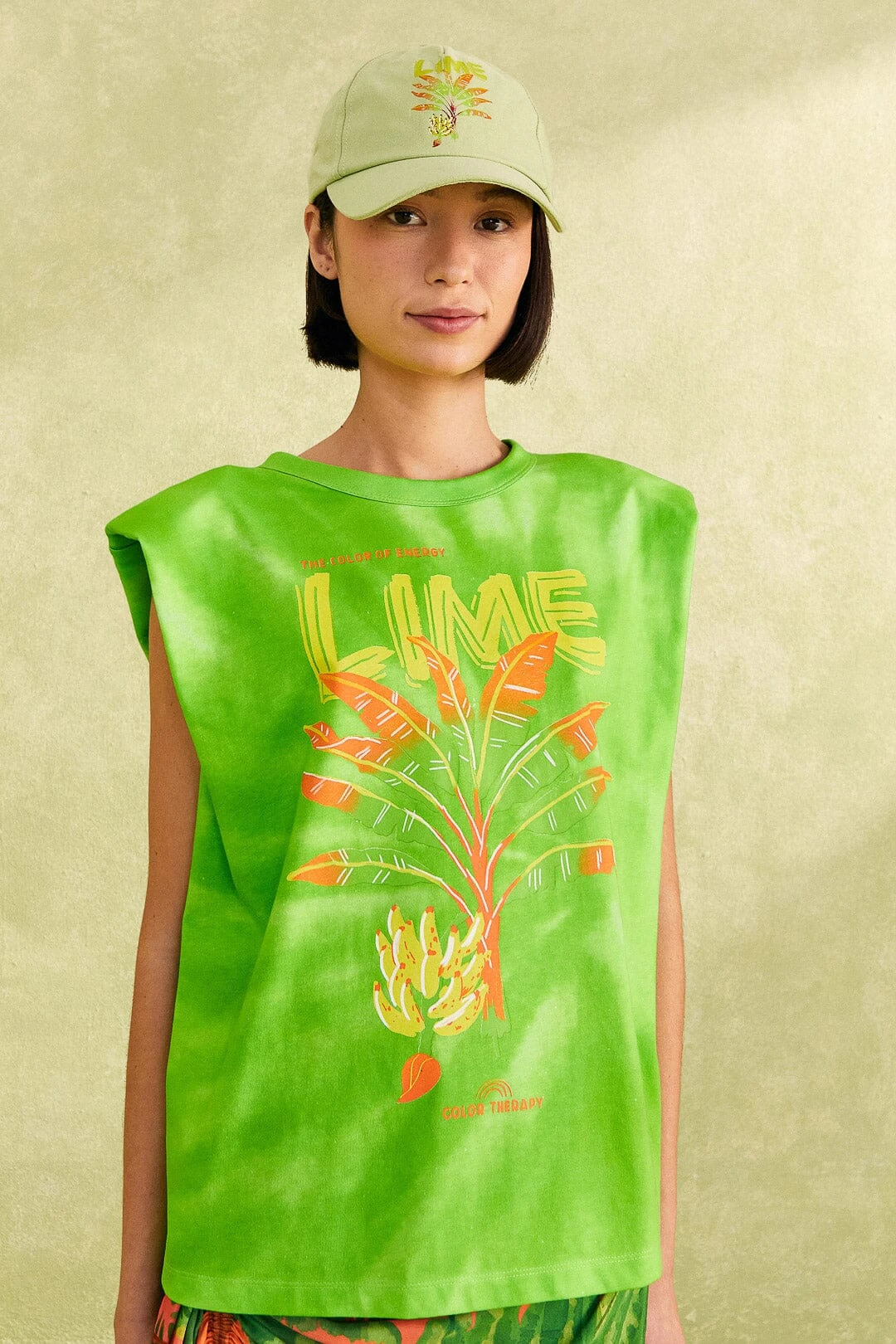 Farm Rio Green Lime Bananas Organic Cotton T-Shirt 3 Farm Rio Green Lime Bananas Organic Cotton T-Shirt