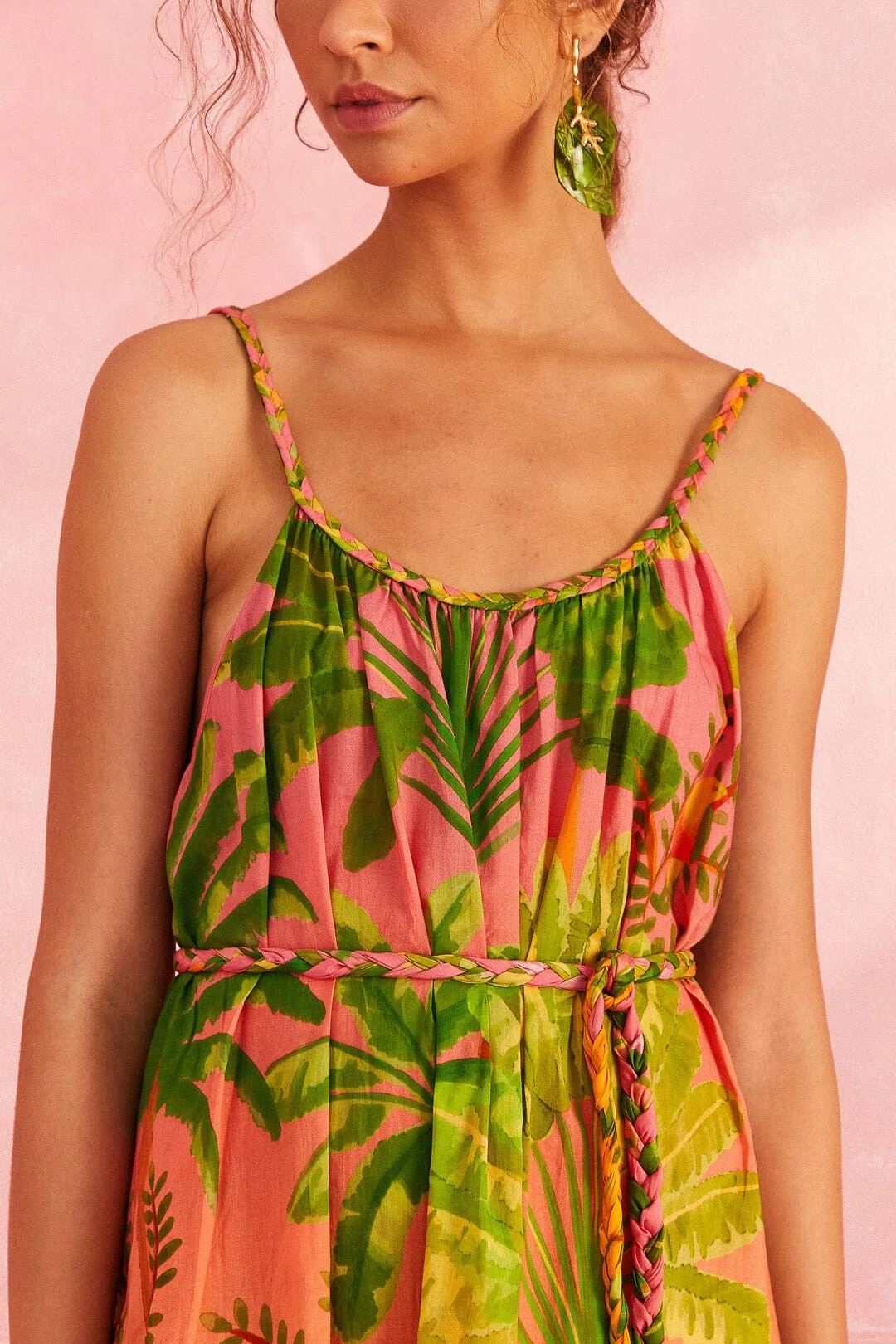 Farm Rio Sunrise Scenario Halter Dress 5 Farm Rio Sunrise Scenario Halter Dress - Image 3