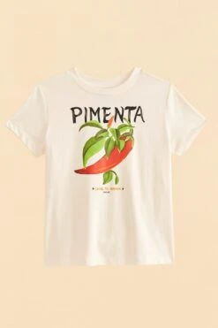 Farm Rio Off-White Peppers Organic Cotton T-shirt 11 Farm Rio Off-White Peppers Organic Cotton T-shirt -Farm Rio Fashion Store 309585 05
