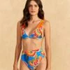 Farm Rio Dewdrop Spectrum High Waisted Bikini Bottom -Farm Rio Fashion Store 310538 01