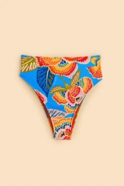Farm Rio Dewdrop Spectrum High Waisted Bikini Bottom -Farm Rio Fashion Store 310538 04