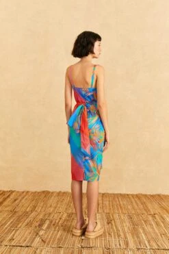 Farm Rio Blue Painted Birds Midi Cover-Up 11 Farm Rio Blue Painted Birds Midi Cover-Up -Farm Rio Fashion Store 310553 04