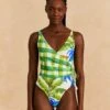 Farm Rio Tropical Fresh One-piece Swimsuit -Farm Rio Fashion Store 310557 01
