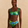 Farm Rio Blue Banana Leaves Bikini Bottom 2 Farm Rio Blue Banana Leaves Bikini Bottom -Farm Rio Fashion Store 310563 01