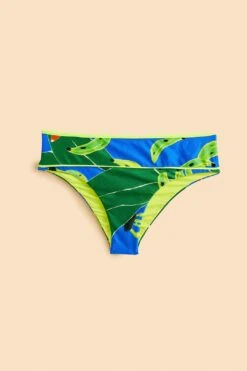 Farm Rio Blue Banana Leaves Bikini Bottom -Farm Rio Fashion Store 310563 05
