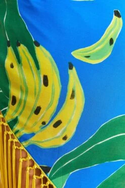 Farm Rio Blue Banana Leaves Sarong 13 Farm Rio Blue Banana Leaves Sarong -Farm Rio Fashion Store 310568 06