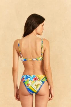 Farm Rio Bahia Mixed Scarves Underwire Bikini Top -Farm Rio Fashion Store 310572 04