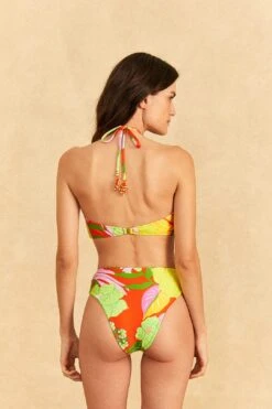 Farm Rio Red Neon Floral Bikini Bottom -Farm Rio Fashion Store 310592 03