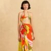 Farm Rio Red Neon Floral Sarong -Farm Rio Fashion Store 310594 01