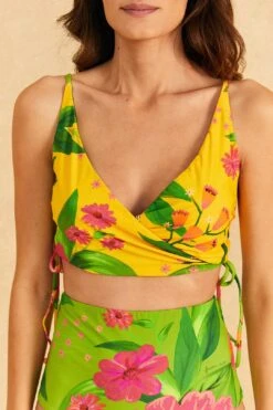 Farm Rio Romantic Garden Double One-Piece Swimsuit -Farm Rio Fashion Store 310597 05
