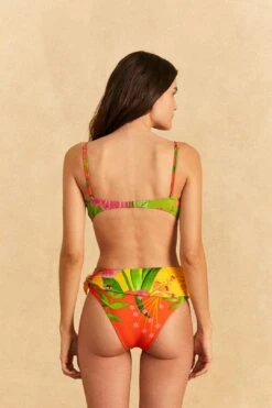 Farm Rio Romantic Garden High Waisted Bikini Bottom -Farm Rio Fashion Store 310601 03