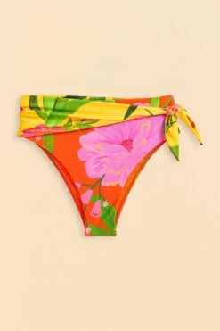 Farm Rio Romantic Garden High Waisted Bikini Bottom -Farm Rio Fashion Store 310601 04