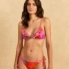 Farm Rio Romantic Garden & Leopard Pop Bikini Top -Farm Rio Fashion Store 310613 01