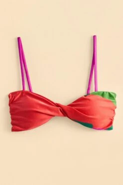 Farm Rio Colorful Leaves Bikini Top -Farm Rio Fashion Store 310630 05