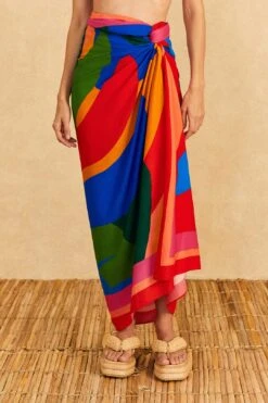 Farm Rio Colorful Leaves Sarong -Farm Rio Fashion Store 310637 03