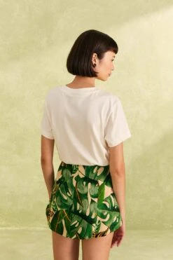 Farm Rio Tropical Leaves Shorts -Farm Rio Fashion Store 310644 04