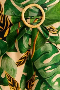 Farm Rio Tropical Leaves Shorts -Farm Rio Fashion Store 310644 05