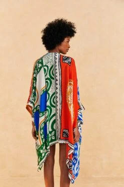 Farm Rio Off-White Pitta Colors Kimono -Farm Rio Fashion Store 310669 04