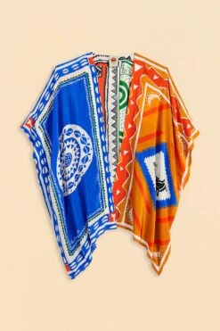 Farm Rio Off-White Pitta Colors Kimono -Farm Rio Fashion Store 310669 06