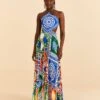 Farm Rio Off-White Pitta Colors Maxi Dress -Farm Rio Fashion Store 310672 01