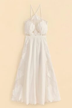 Farm Rio Off-White Embroidered Midi Dress 13 Farm Rio Off-White Embroidered Midi Dress -Farm Rio Fashion Store 310674 06