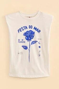 Farm Rio Festa Do Mar Organic Cotton T-Shirt -Farm Rio Fashion Store 310677 06