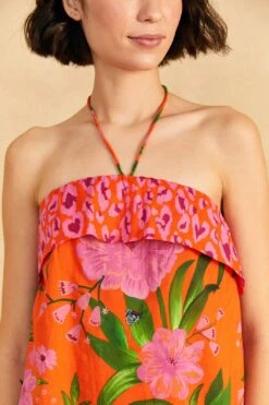 Farm Rio Romantic Garden & Leopard Pop Short Cover-Up 10 Farm Rio Romantic Garden & Leopard Pop Short Cover-Up -Farm Rio Fashion Store 310679 03