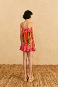 Farm Rio Romantic Garden & Leopard Pop Short Cover-Up 11 Farm Rio Romantic Garden & Leopard Pop Short Cover-Up -Farm Rio Fashion Store 310679 04