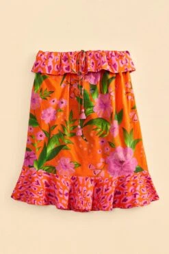 Farm Rio Romantic Garden & Leopard Pop Short Cover-Up 13 Farm Rio Romantic Garden & Leopard Pop Short Cover-Up -Farm Rio Fashion Store 310679 06