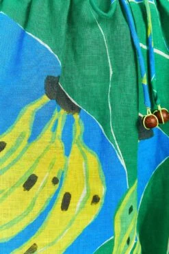 Farm Rio Blue Banana Leaves Shorts -Farm Rio Fashion Store 310902 05