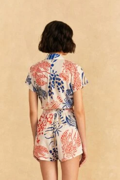 Farm Rio Off-White Mixed Lobster Shorts 11 Farm Rio Off-White Mixed Lobster Shorts -Farm Rio Fashion Store 311279 04