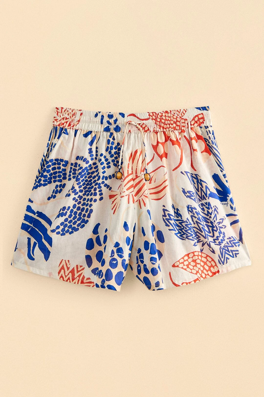 Farm Rio Off-White Mixed Lobster Shorts 8 Farm Rio Off-White Mixed Lobster Shorts - Image 6